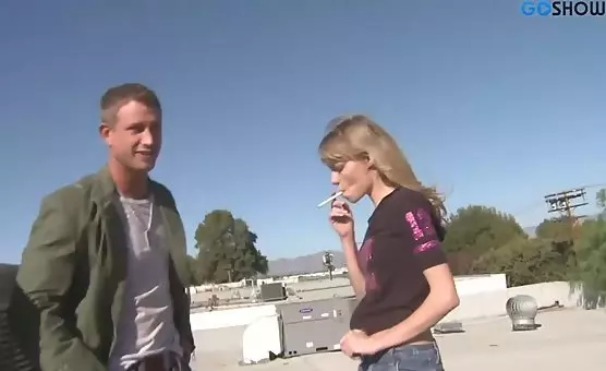Upskirt and Outdoor Blowjobs